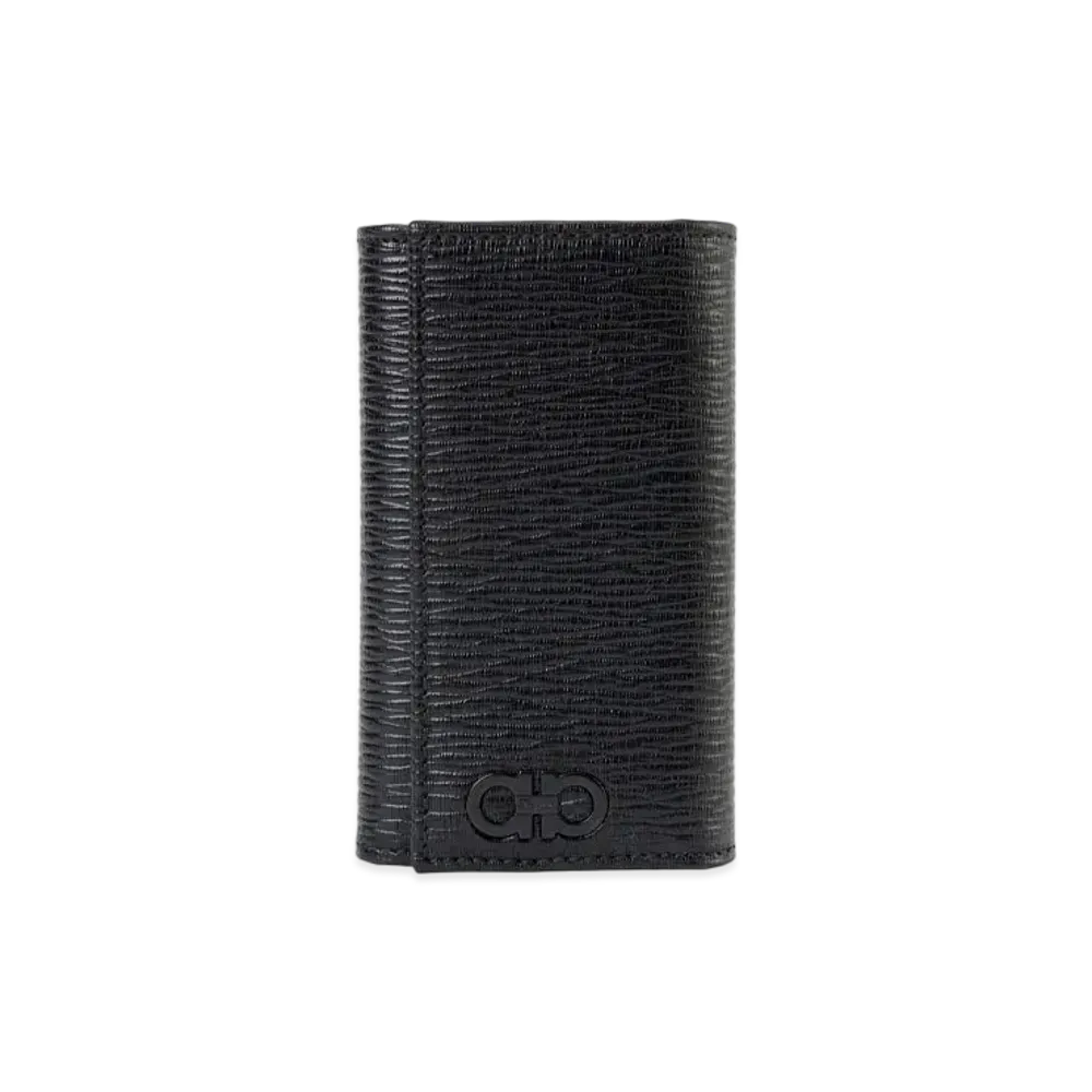 Salvatore Ferragamo Key Case "Black/Dark Rain"