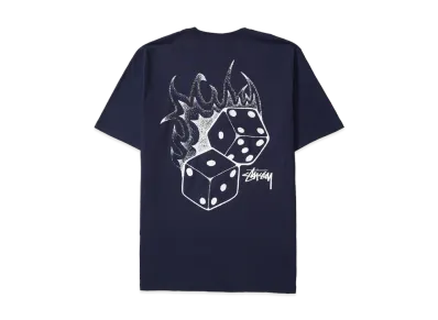 Stussy Fire Dice Tee "Navy"
