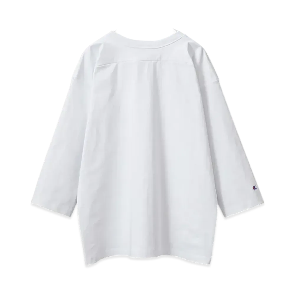 Champion 3/4 Sleeve Football T-Shirt "White"