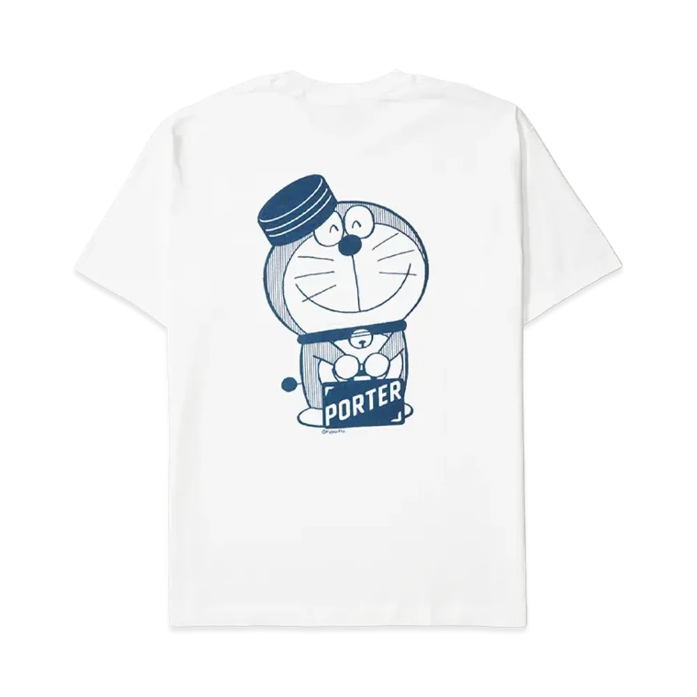 PORTER x Doraemon T-Shirt "White"