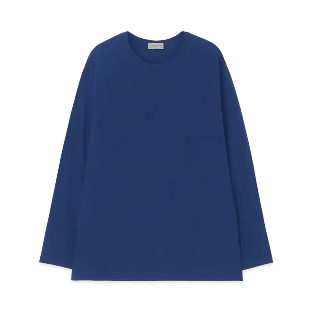 Yohji Yamamoto 30-Altima PS Round Neck Long Sleeve "Blue"