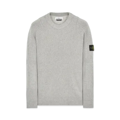 Stone Island 550A7 COMFORT WOOL COTTON "Pearl Grey"