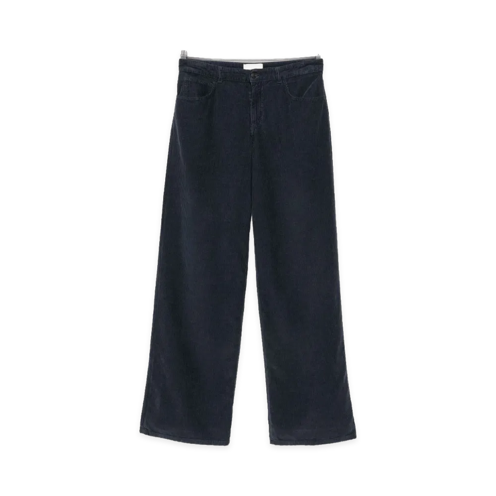 The Row Women's Trousers "Navy"