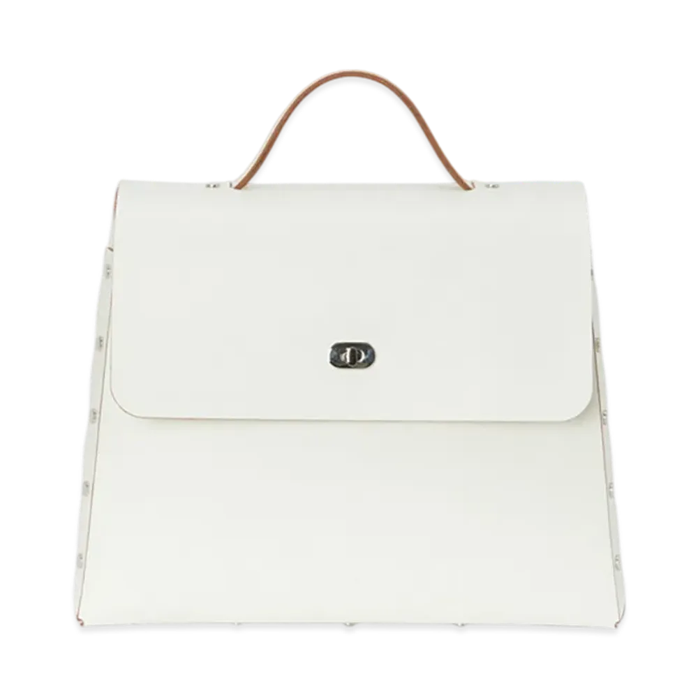 Hender Scheme Assemble Hand Bag Flap L "White"