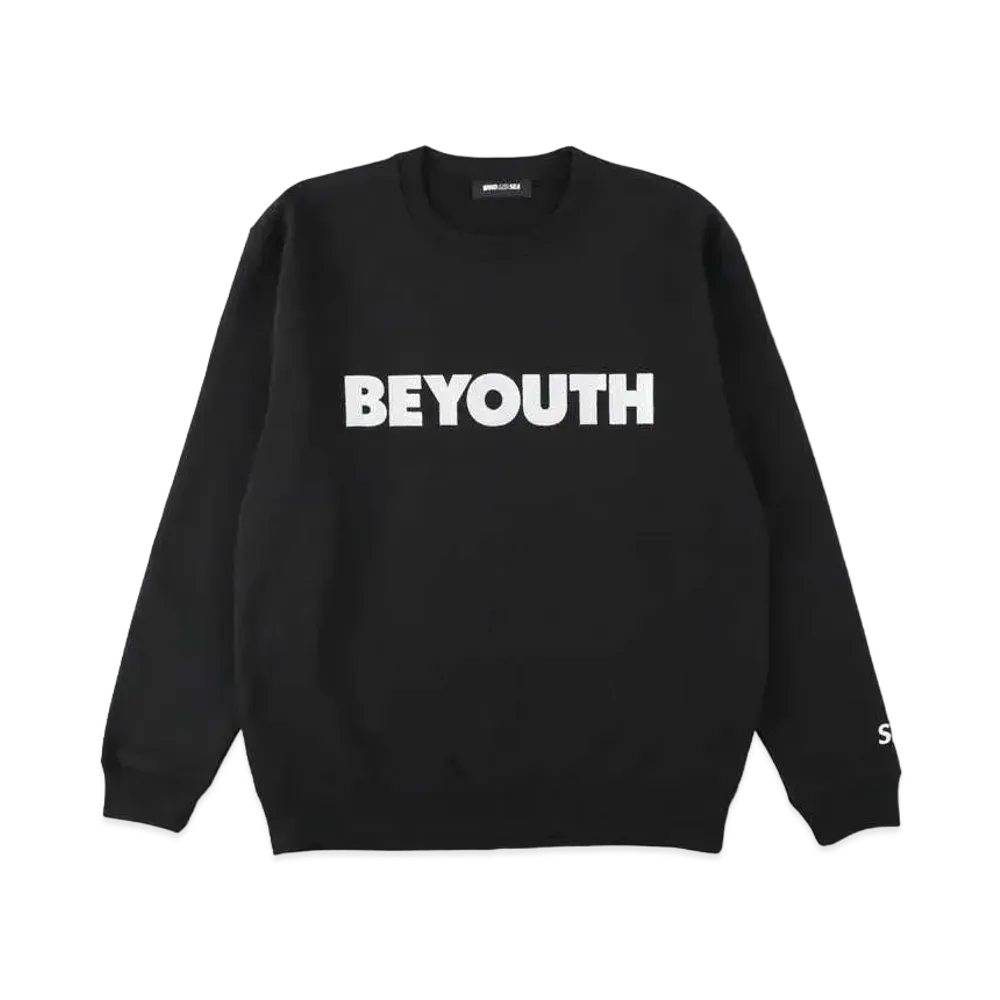 WIND AND SEA BE YOUTH CREW NECK "Black"