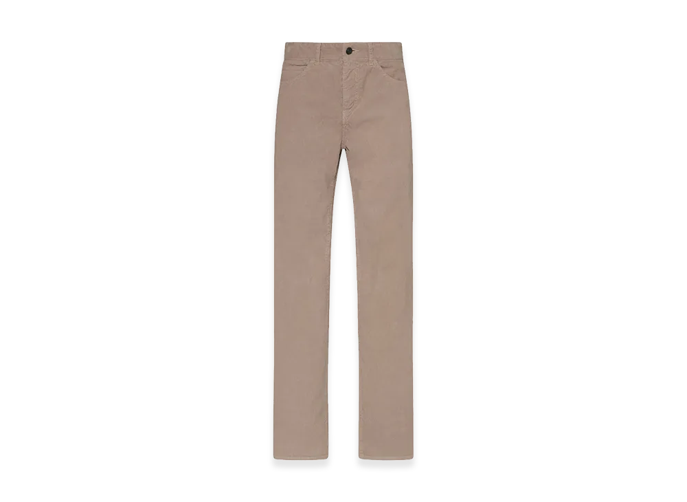 The Row Women's Carlyl Cotton Pants "Light Pebble"