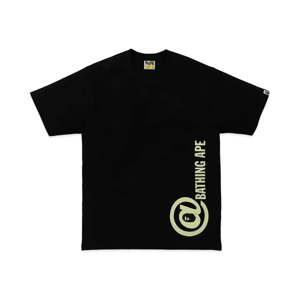 A BATHING APE PUNCTUATION TEE 2 "Black"