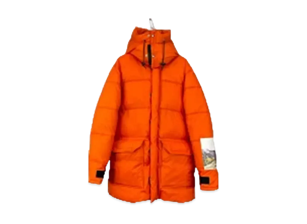 GUCCI x The North Face GG Long Down Jacket "Orange"
