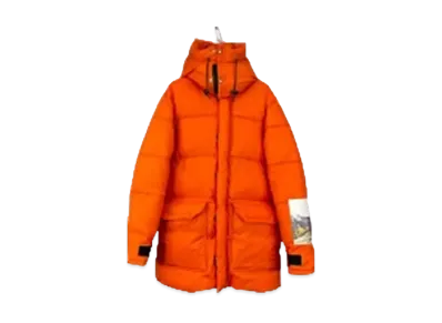 GUCCI x The North Face GG Long Down Jacket "Orange"