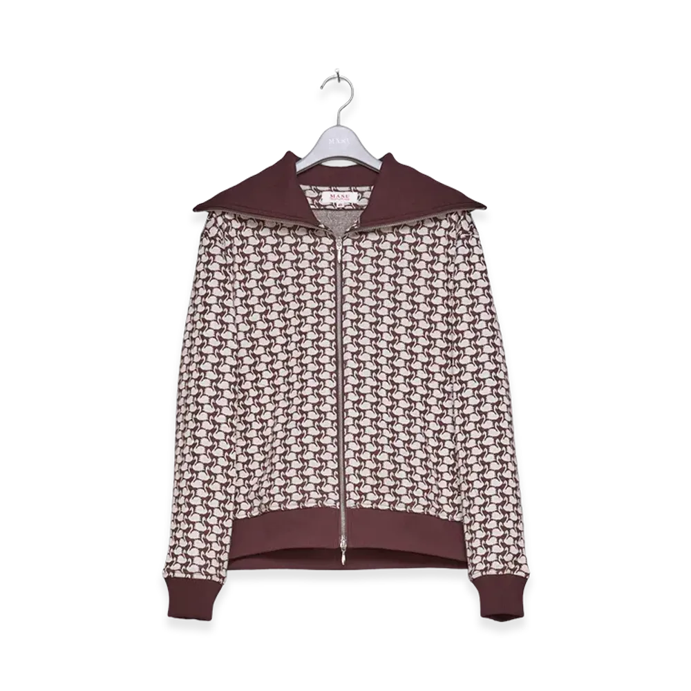 MASU Swan Monogram Track Jacket "Brown"