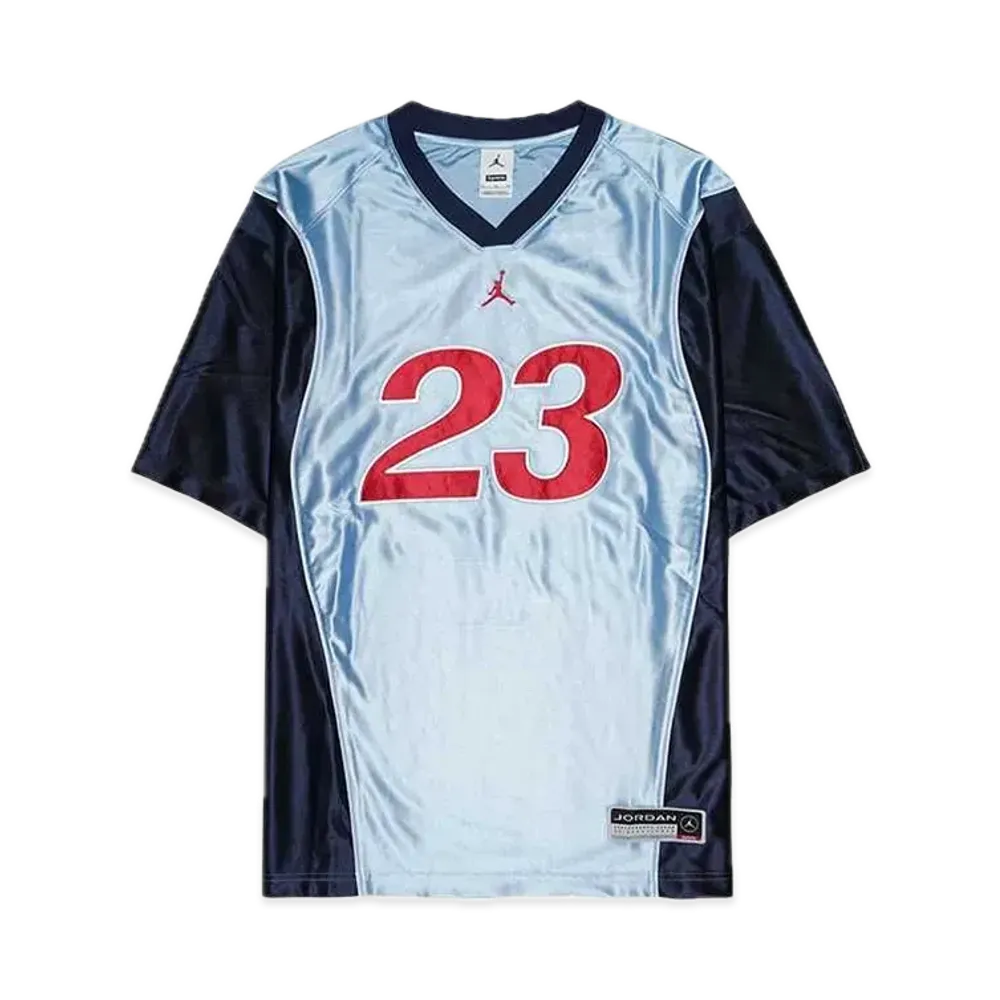 Supreme x Jordan Warm Up Jersey "Blue" HF0834-436