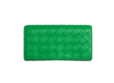 Bottega Veneta Flap Wallet "Parakeet"
