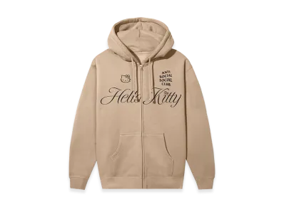 ANTI SOCIAL SOCIAL CLUB x Hello Kitty Ethereal Zip Hoodie "Sandstone"