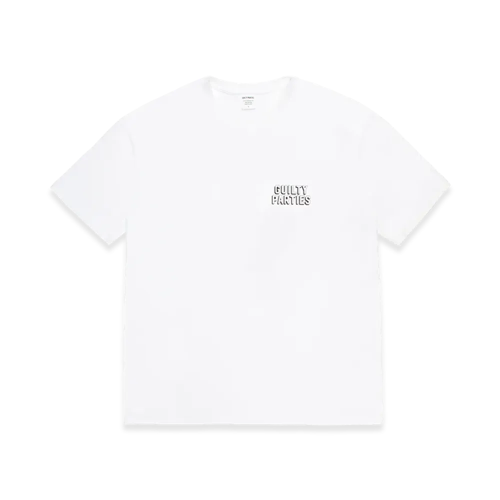 WACKO MARIA Washed Heavy Weight T-Shirt "White"