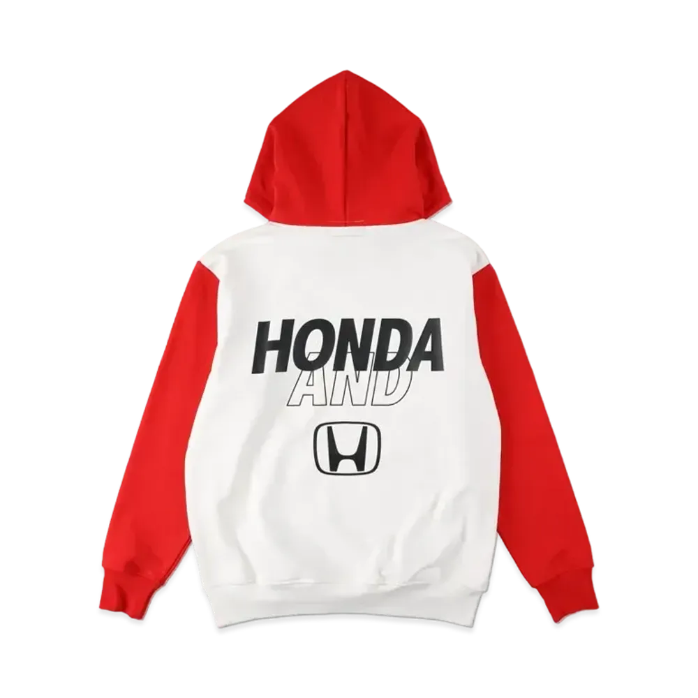 WIND AND SEA x HONDA -SEA- HOODIE "White Red"