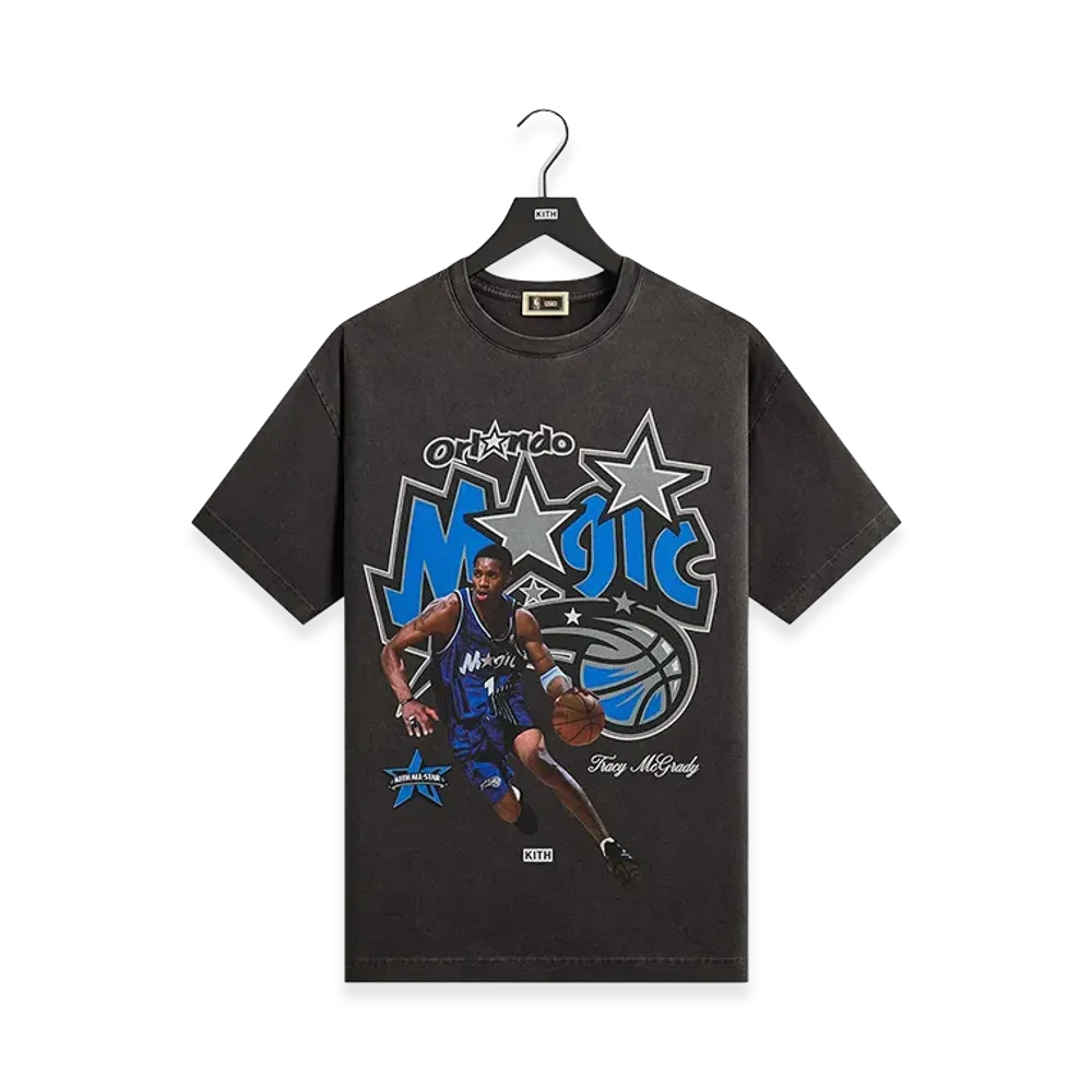 Kith x NBA All-Star Orlando Magic Tracy McGrady Vintage Tee "Black"