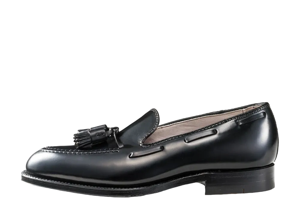 ALDEN Tassel Moccasin Aberdeen Shell Cordovan "Black" 664 D Single Leather Sole