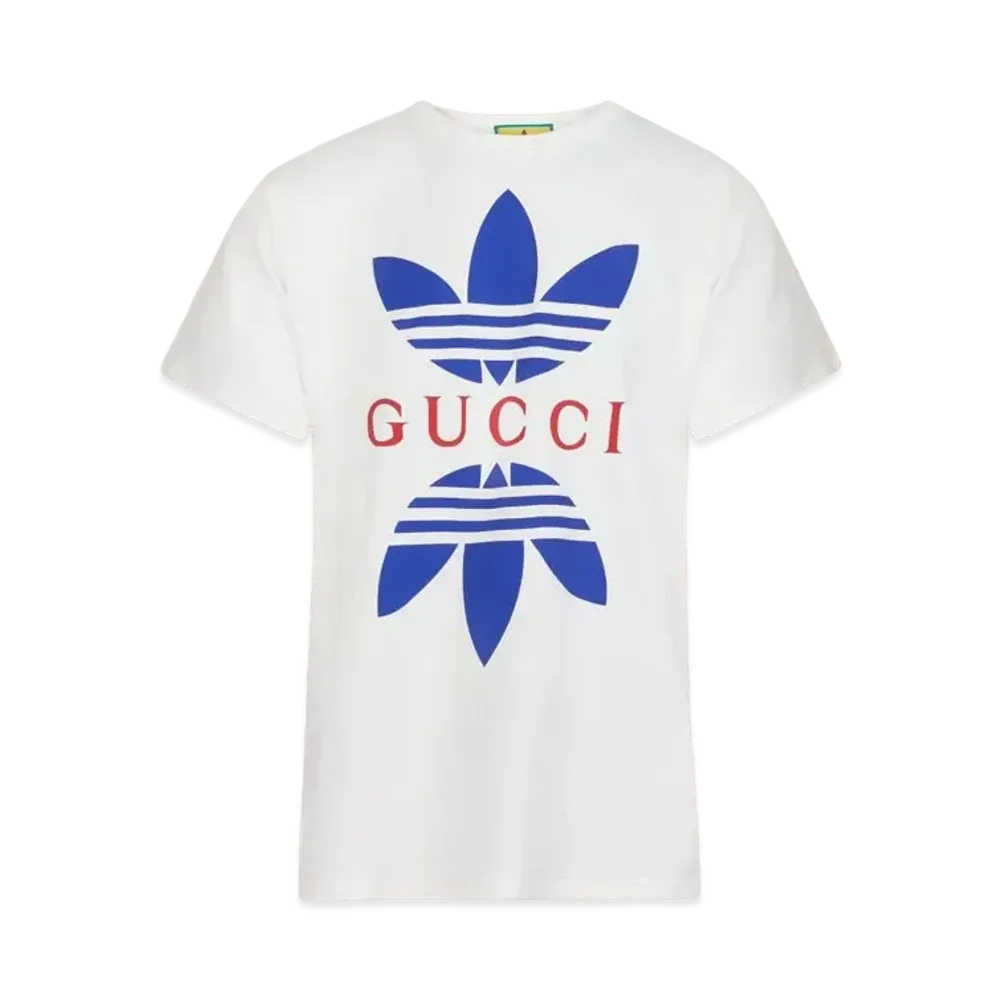 adidas Gucci Cotton Jersey T-Shirt "White"