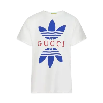 adidas Gucci Cotton Jersey T-Shirt "White"