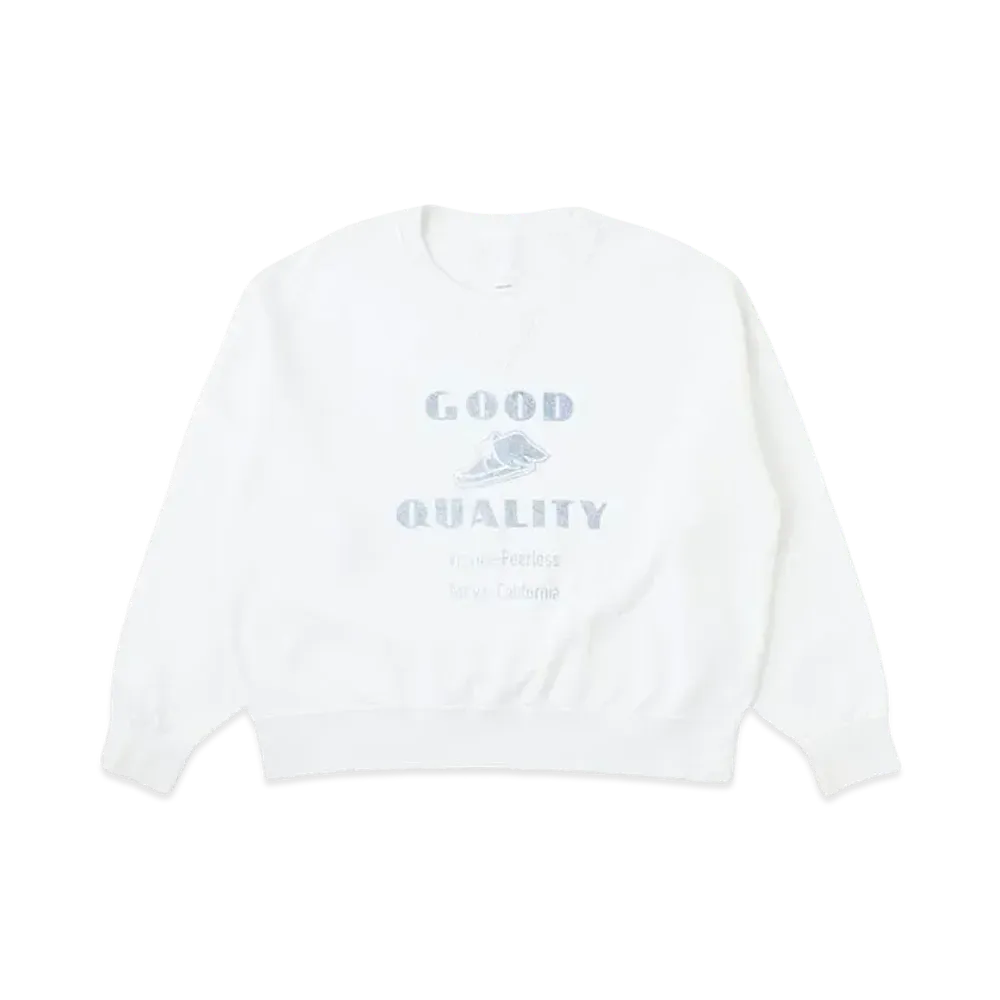 visvim Amplus SB Sweat L/S Crash "White"