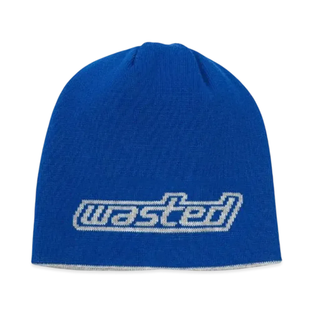 WASTED PARIS Pulse Reverse Brow Beanie "Blue"