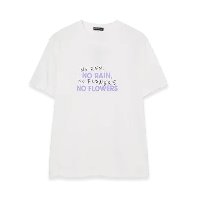 Do Nothing Congress Thomas Lelu NO RAIN NO FLOWERS "White"