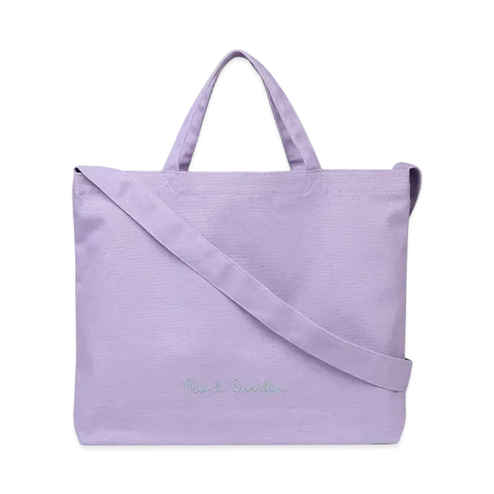 Paul Smith Logo Pop Color Tote Bag "Purple"