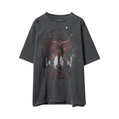 SOMEIT TRUTH VINTAGE TEE "STONE GREY"