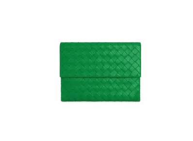 Bottega Veneta Flap Pouch "Parakeet"