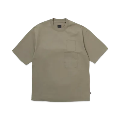 DAIWA PIER39 Tech W/Pocket Crew Tee "Wolf Gray"