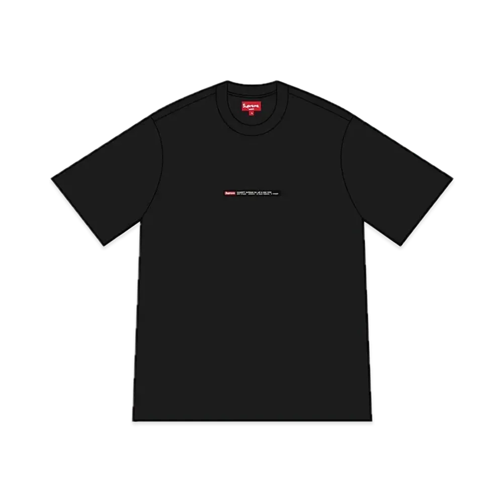Supreme Property Label S/S Top "Black"