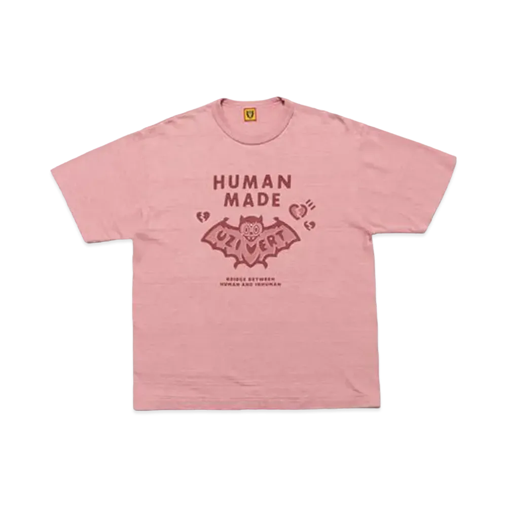 HUMAN MADELil × Uzi Vert T-Shirt "Pink"