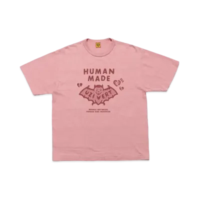 HUMAN MADELil × Uzi Vert T-Shirt "Pink"