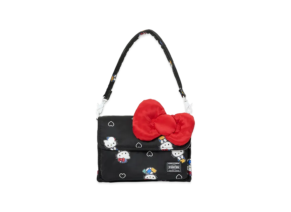 PORTER x HELLO KITTY Party Bag "Black"