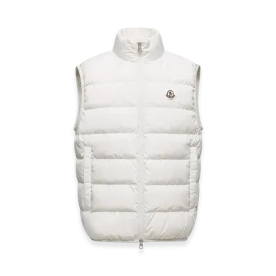 MONCLER Contrin Down Gilet "White"