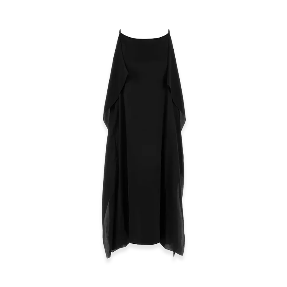 The Row Women's Satin Kylo Dress "Black"
