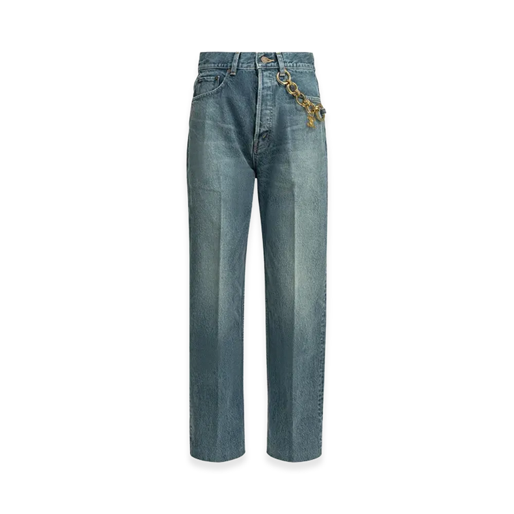 CELINE Women's Jeans "Light Blue"