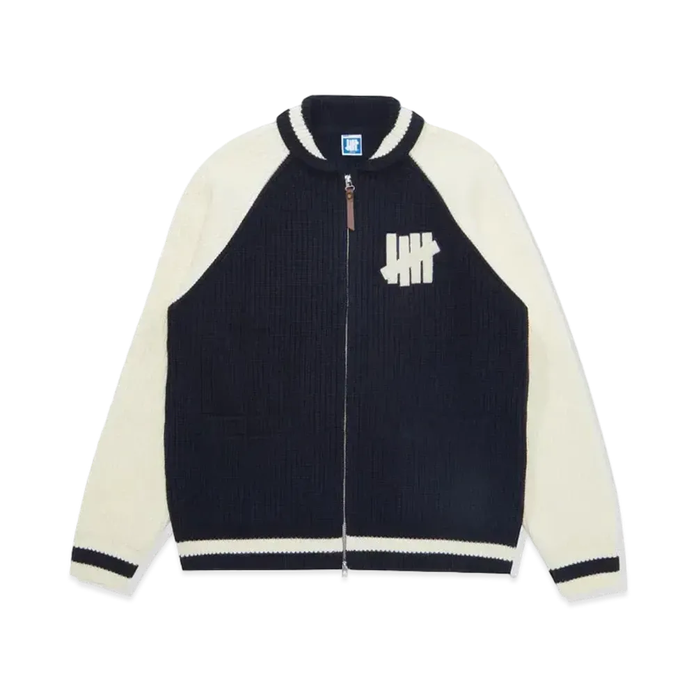 UNDEFEATED Zip Cardigan "Navy"