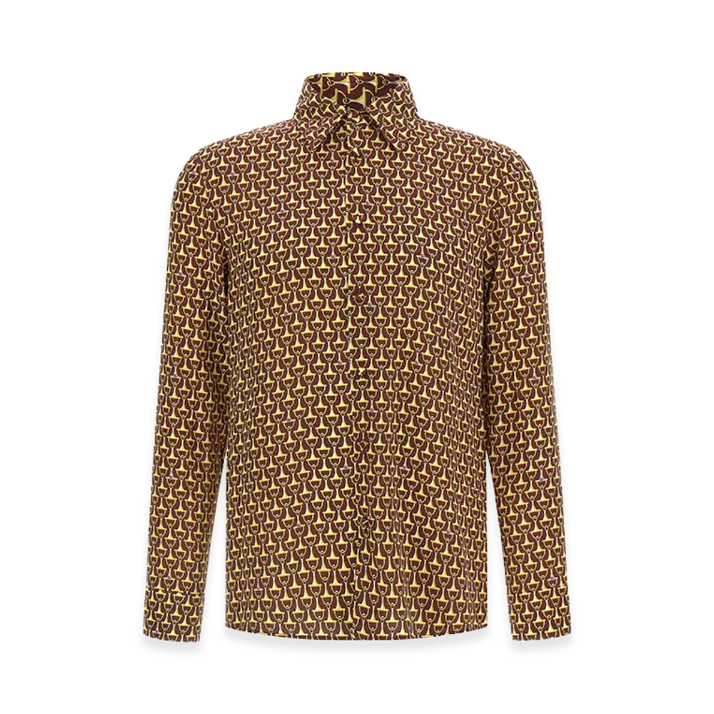GUCCI Horsebit Shirt "Multicolor"