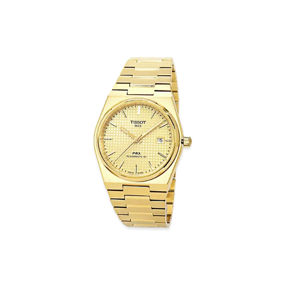 TISSOT PRX Powermatic 80 "Silver/Yellow Gold"