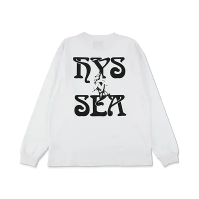 WIND AND SEA x HYSTERIC GLAMOUR L/S T Shirt "White"