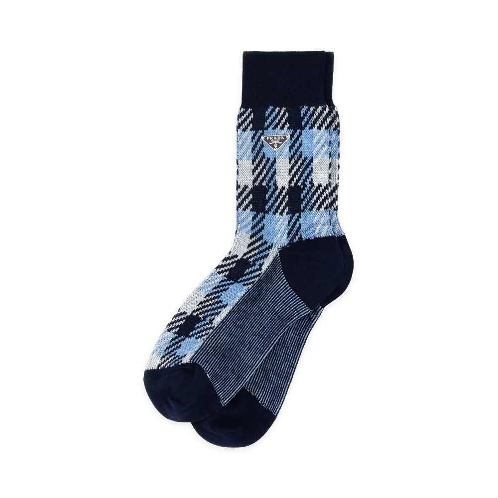 PRADA Women's Socks "Blue"