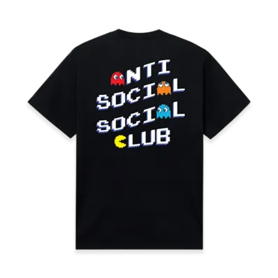 ANTI SOCIAL SOCIAL CLUB x PAC-MAN Pixel Tee "Black"