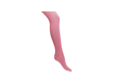 PRADA Women's Ribbed Tights "Pink"