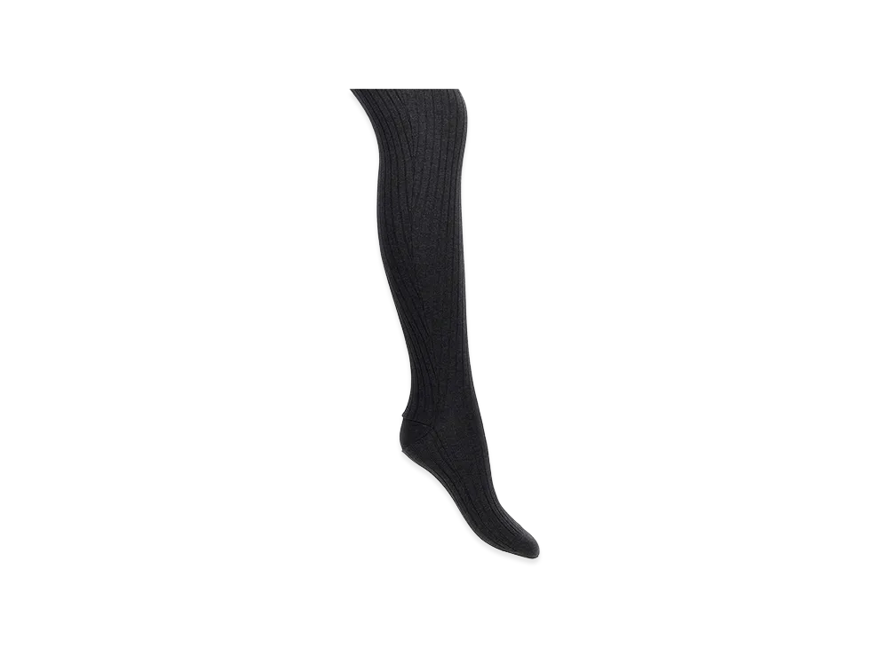 PRADA Women's Ribbed Tights "Gray"