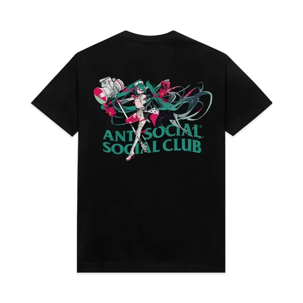 ANTI SOCIAL SOCIAL CLUB x Goodsmile Racing Cyber Isolation Tee "Black"