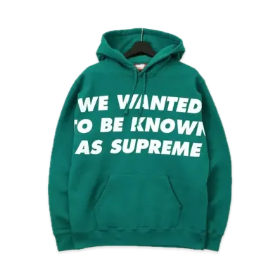 Supreme Known As Hooded Sweatshirt "Green"