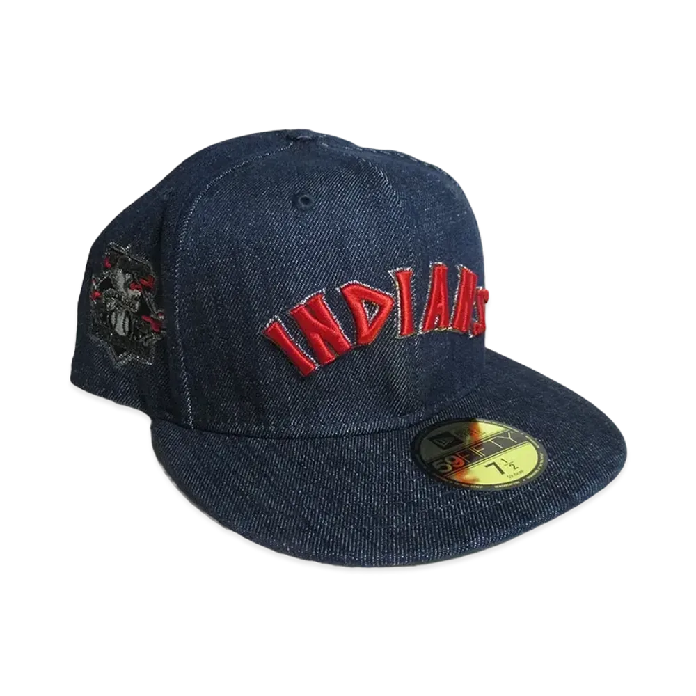 NEW ERA 59fifty Cleveland Indians "Denim"