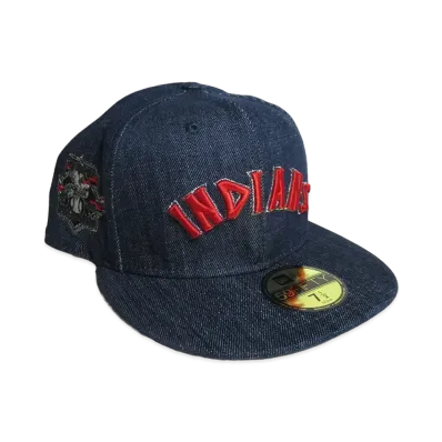 NEW ERA 59fifty Cleveland Indians "Denim"
