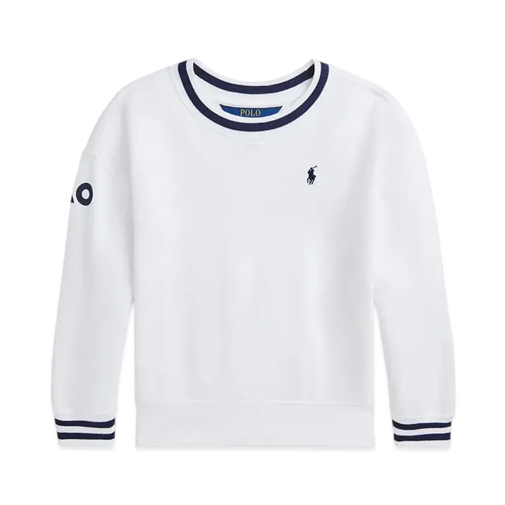 Polo Ralph Lauren x Australian Open Terry Sweatshirt (Girls) "White"